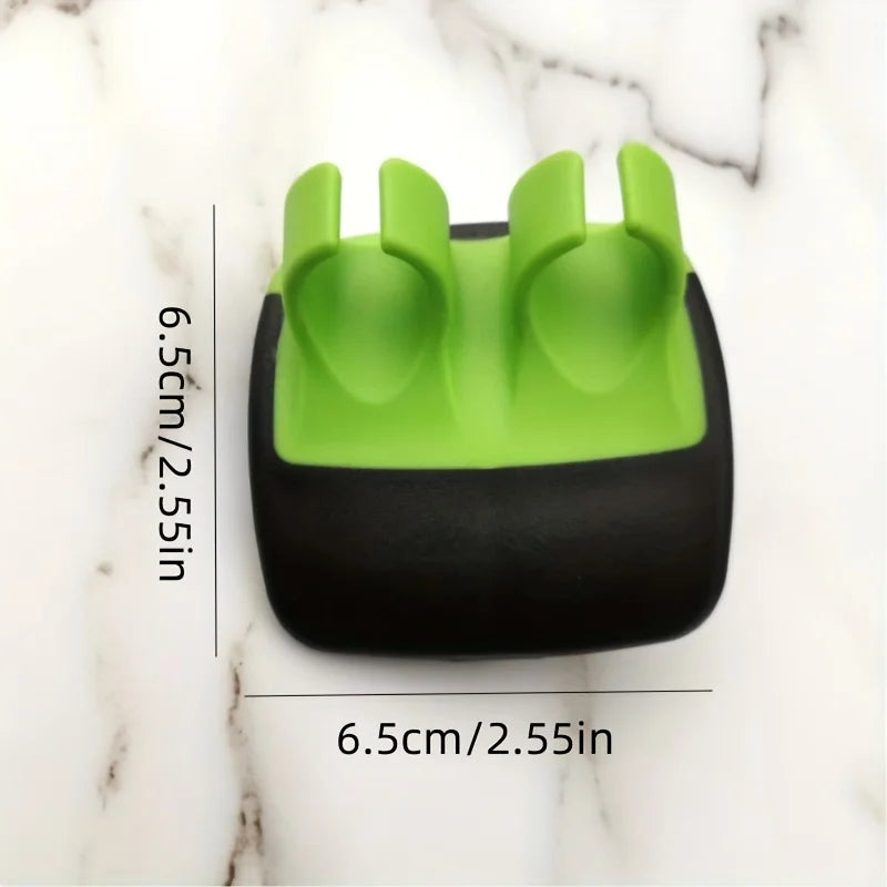 1pc Stainless Steel Handheld Vegetable Peeler with Rubber Finger Grip Comfortable Palm Peeler Suitable for Carrots, Etc