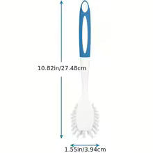 1pc Dish Brush With Handle Kitchen Scrub Brushes For Cleaning Dish Scrubber With Stiff Bristles For Sink Pots Pans