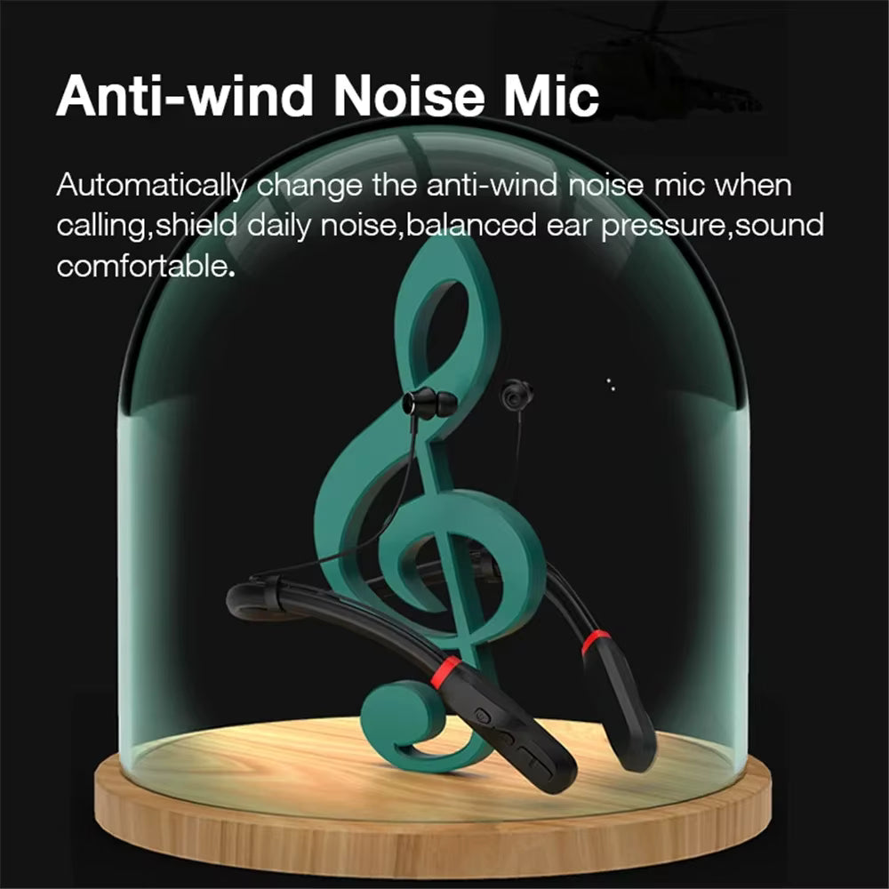 Earphones Bluetooth 5.1 Headphones Sport Earbuds Built-in Mic Neckband Headphone Stereo Earbuds Headset For Running