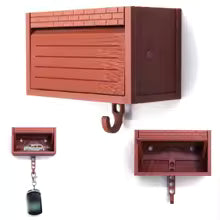 Creative Car Garage Key Holder Multifunctional with Opening Door Car Key Hook Rack Funny Space-saving Wall Mount Key Rack