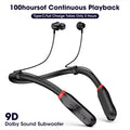 Earphones Bluetooth 5.1 Headphones Sport Earbuds Built-in Mic Neckband Headphone Stereo Earbuds Headset For Running