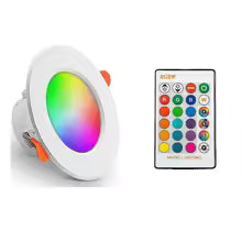 Smart Ceiling Lamp Indoor Round Recessed Spot LED APP Control 10W 15W RGBCW Color Changing Dimmable Ceiling Light