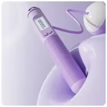 Smart Counting Jump Rope Adjustable Weighted Cordless Skipping Rope With Anti Skid Handle LCD Display For Indoor Outdoor Fitness