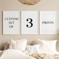 3pcs Custom printing canvas from your photos, wedding, birthday posters, wall art decorate, pet home décor, commemorative gifts
