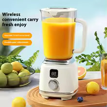 Electric Portable Juicer Fresh Fruit Mixer 10 Blades 600ML Multifunctional Juicer Ice Crusher Smoothie Blender Home Kitchen Tool
