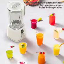 Electric Portable Juicer Fresh Fruit Mixer 10 Blades 600ML Multifunctional Juicer Ice Crusher Smoothie Blender Home Kitchen Tool