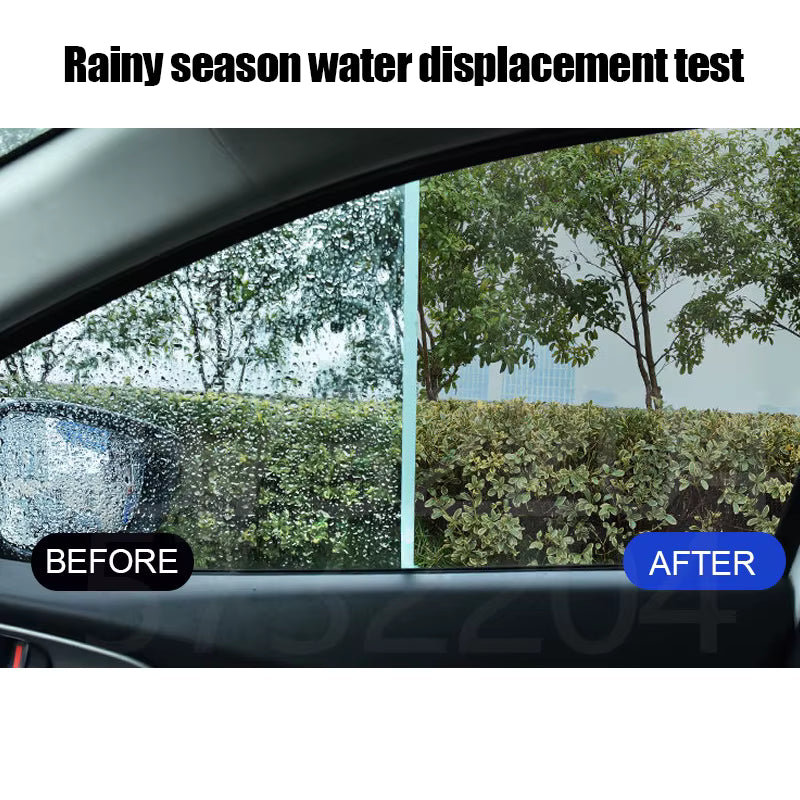 Car Glass Anti-rain Water Spray Repellent Nano Coating Hydrophobic Waterproof Agent Oil Film Removing Auto Glass Film Agent
