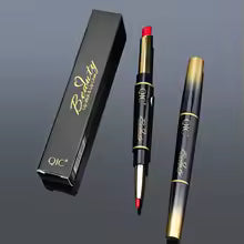 2 IN 1 Lip Liner Waterproof Matte Lipstick Pencil Sexy Red Long Lasting Lipliner Makeup Cosmetics