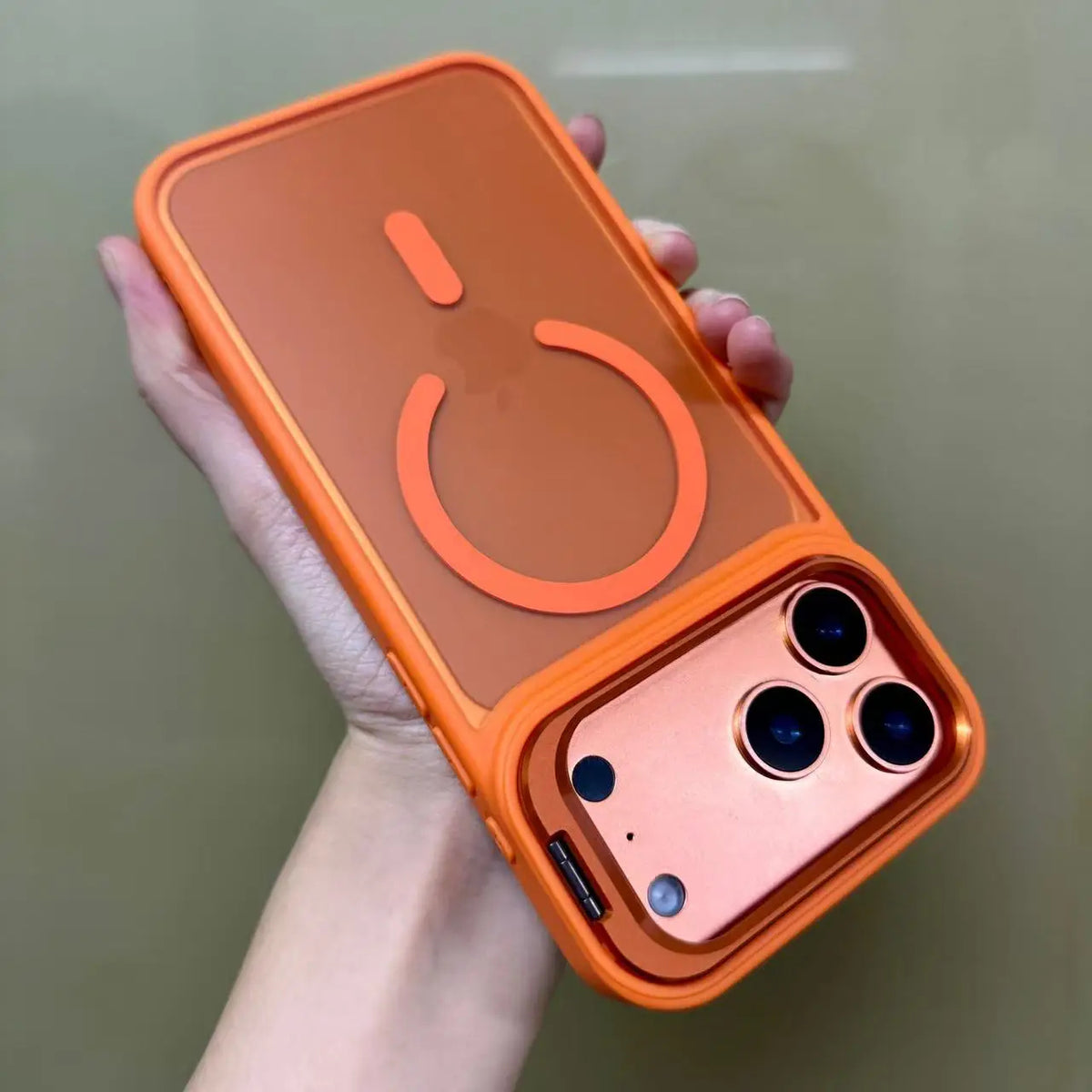 New Matte Translucent Magnetic Case For iPhone 17 16 15 14 13 12 18 Pro Max Air Metal Bracket For Magsafe Wireless Charge Cover